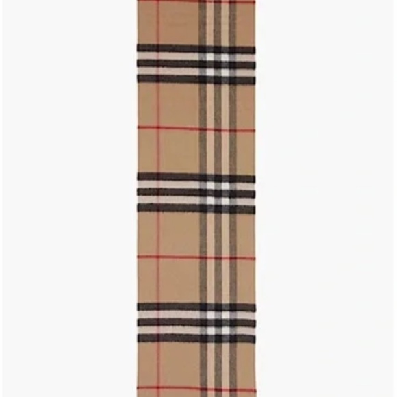 BURBERRY Giant Icon Check Cashmere Scarf: authentic, unisex - Picture 4 of 6